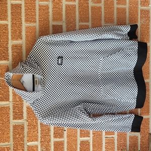 Vans Off the Wall black & white checkered pullover size L